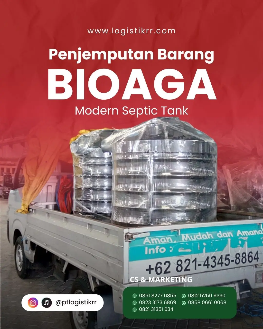 Proses Penjemputan dan Pengiriman Bioaga dari Gresik